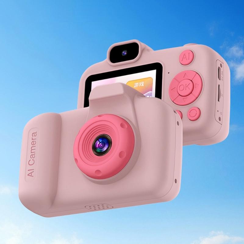 Childrens Pocket Size Learning Camera ABS Construction Digital Photo Selfie Device With AI Assistant