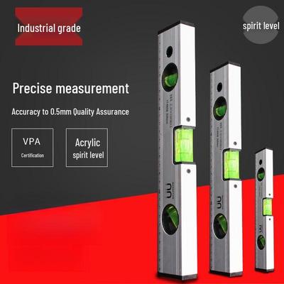 High-Precision Mini Magnetic Spirit Level for Household Decoration