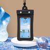 Waterproof Phone Pouch Fastener Tape Touchscreen Clear Window Leakproof Lanyard PVC Universal Phone Dry Bag Case Protector Phone Accessories