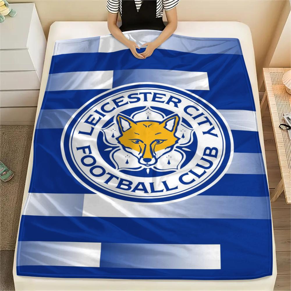 

1pc leicester city Print Flannel Blanket, High quality Comfortable for All Seasons, Home Decor, Warmth and Comfort, Perfect for Christmas Gifts70 80cm x 120cm