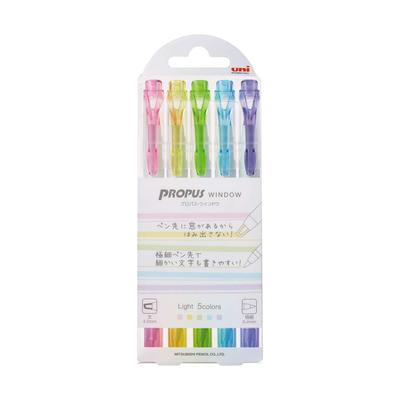 Mitsubishi Pencil Color Marker Propass Window Light 5 Colors PUS103T5C2