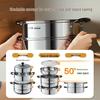 SUPOR 30cm Stainless Steel Steamer Pot