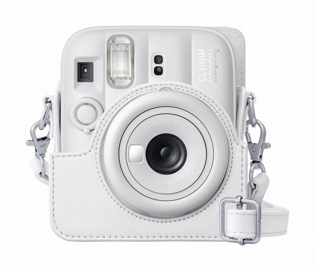 Fujifilm Instax Mini 13 Dedicated Camera Genuine Case Case, Manufacturer's Product, White, Quick-Release