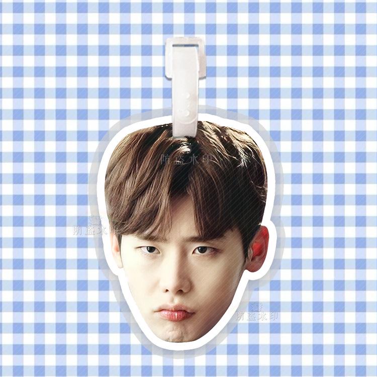 Lee Jong Suk Luggage Tag Backpack Charm Pendant Ornament