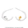 Snoopy Silver Earrings Perfect for Gift Wrapping Earring Includes Plush Toy Bag - Adult-oriented Merchandise, Accessories, Girlfriends, Women,