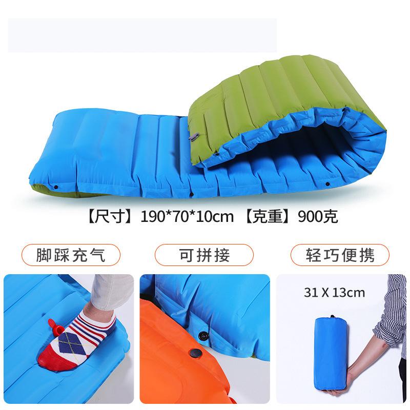 Thickened Lightweight Outdoor Foldable Portable TPU Waterproof Tent Nap Mattress for Picnic Barbecue Beach Use Single/Double