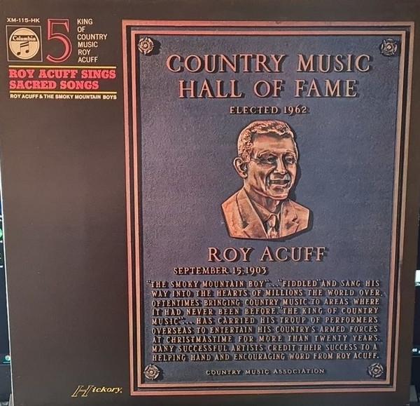 LP Record ROY ACUFF HIS SMOKY MOUNTAIN BOYS Roy Acuff Sings Sacred Songs XM115HK Columbia Hicko 1970 Japan CountryFolk Used