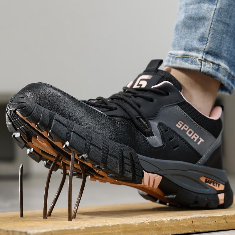 Work Safety Shoes For Men Women Steel Toe Shoes Work Sneakers Anti-smash Anti Puncture Indestructible Shoes Protection Boots
