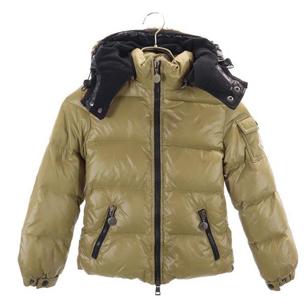 Moncler Hooded Down Jacket 6A Brown Kid's Used