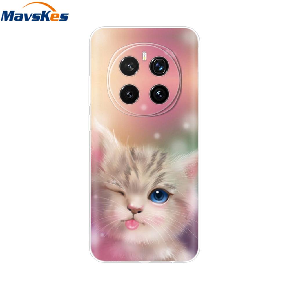Handyhülle Für Honor Magic 7 Pro Bunt Bemalt Weich Klar Silikon Schutzhülle Für Honor Magic7 Magic 7 pro Rückabdeckung