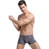 Aoyuan Herren 4er-Pack Mid-Waist Boxer Briefs - Bequem, Atmungsaktiv, Jugendliche Passform