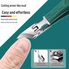 Large German Anti-Splash Slanted Nail Clippers - Original Design for Paronychia Toenails