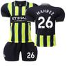 Maglia da trasferta Man City 2024-25 #9 Haaland #17 De Bruyne Maglie da calcio