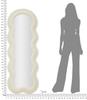 Wandspiegel Teddy Creme Cm 60X4X160