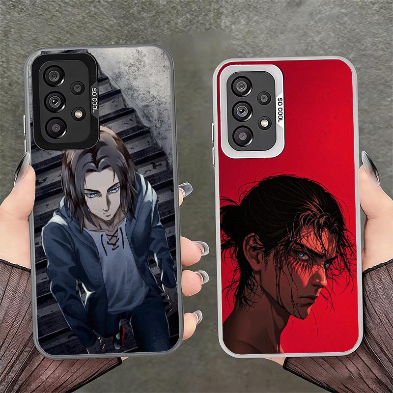 A-Attack On T-Titan Eren Yeager Shockproof Phone Case for Samsung A17 A16 A15 A14 A37 A57 A36 A56 A26 A35 A55 A25 A34 A54 A24 A1