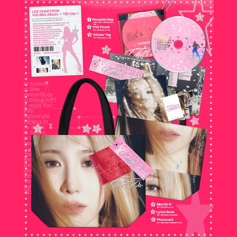 LEE CHAEYEON – 4th Mini Album Till I Die (MD Reusable Bag Ver.)