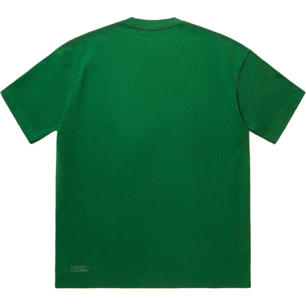 Li Ning X League Of Legends Collaboration Sports Casual Simple Letter Loose Short Sleeve T-Shirt Unisex Tops Eden-Green AHSU809-3