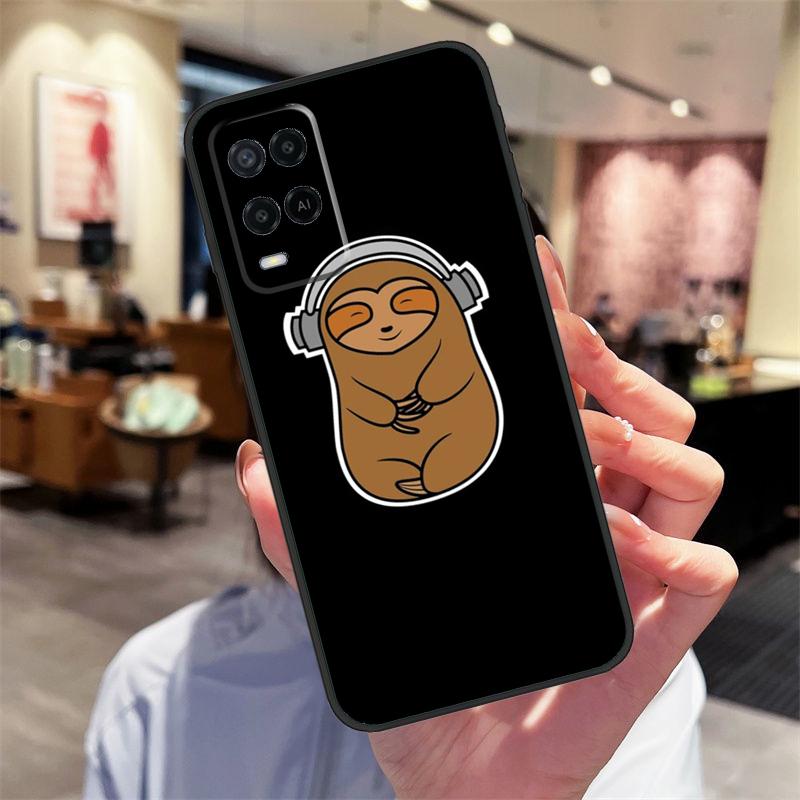 

Kawaii Cute Sloth Face Case For Oppo A17 A77 A80 A40 A60 A98 A78 A18 A38 A58 A16 A76 A96 A74 A94 A54 A57S A15 Cover For OPPO A80 5G
