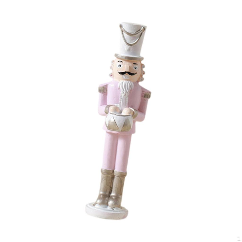 Christmas Nutcracker Statue Decor Charm Gift Display Portable Desktop Ornament Xmas