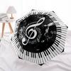 1PC Musical notes Umbrella Portable Folding Umbrella Iron Frame Hole Bone Structure Outdoor Home Umbrella A4