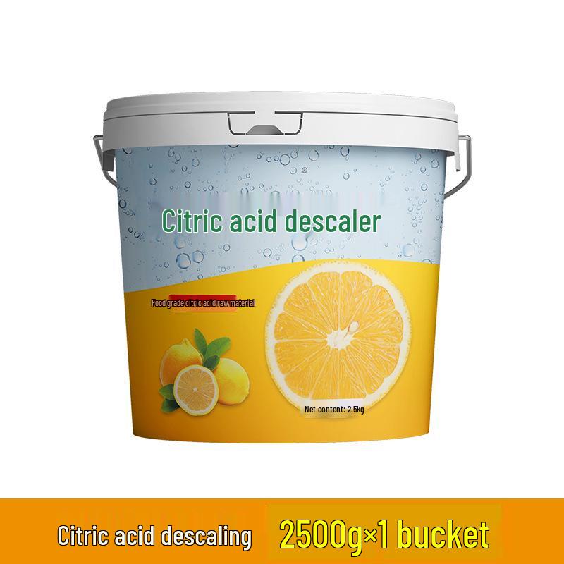 Food-Grade Citric Acid Descaler: Limescale & Tea Stain Cleaner for Kettles and Water Heaters.