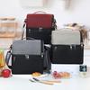 Large Capacity Double Layer Crosbody Lunch Bags Thermal Insulation Picnic Food Beverage Bag Outdoor Ice Bag Travel Storage Bags
