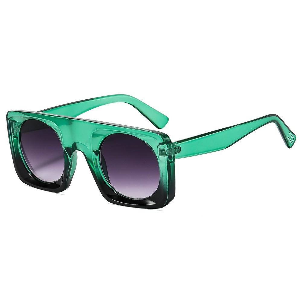 Retro Geometric Square Sunglasses For Men And Women With Uv400 Protection Stylish Outdoor Eyewear