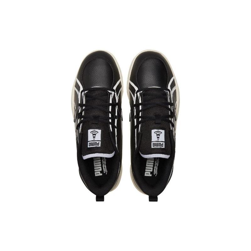 Puma X Joshua Vides TRC Blaze Court Mid Anti-slip Supportive Basketball Shoes Unisex Black White 377134-01