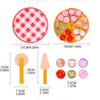 Pizza Cutting Toy Pizza Toy Set Pretend Play Pizza Set Play Kitchen Toy Wooden Pizza Play Food Pretend Pizza Set