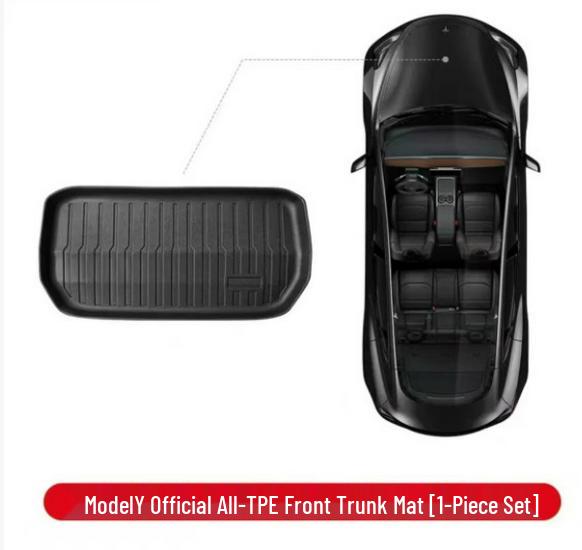 Tesla Model Y Front & Rear Trunk Mats - TPE Interior Accessories