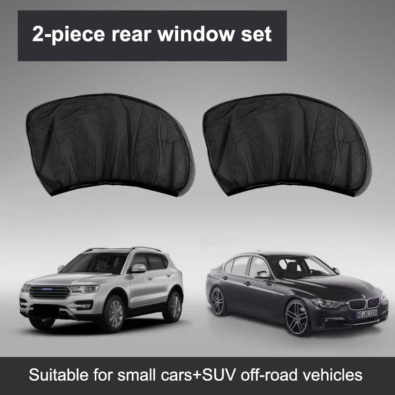 

Car Sunshade Anti-Mosquito Car Window Mesh Screen Window Sunscreen Privacy Car Sunshade Block Mesh Screen 2Pcs