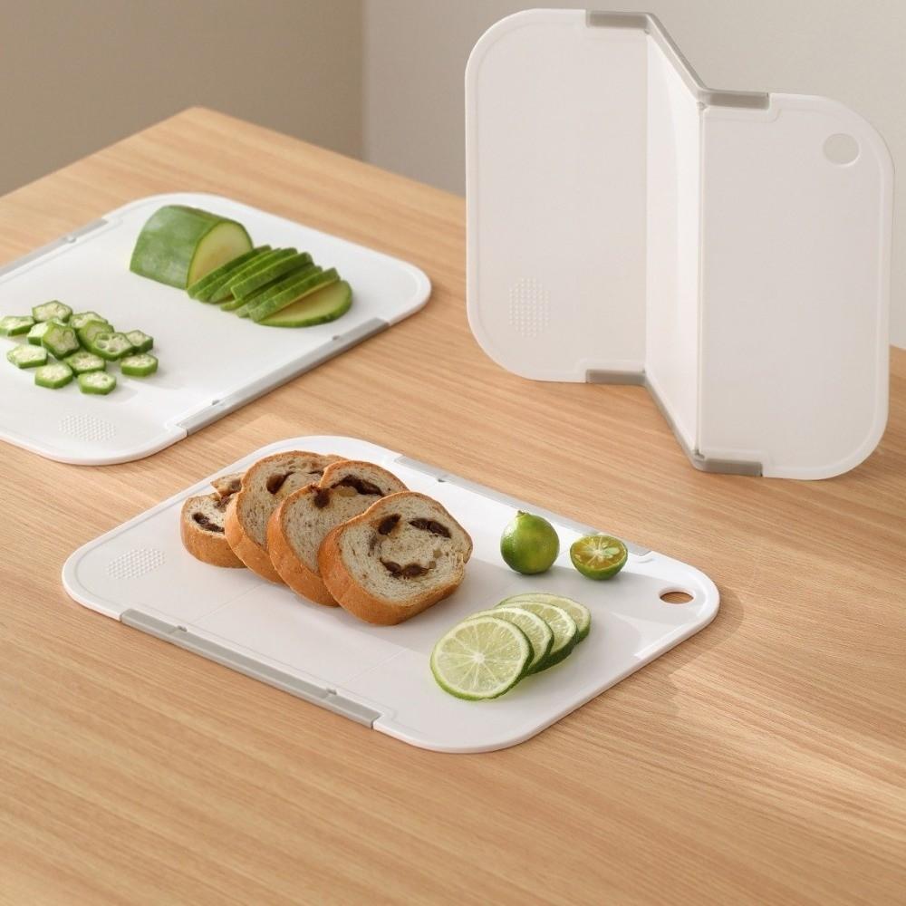 Portable Foldable Chopping Board 3 Foldable Design Double Sided Cutting Board Grinding Board Easy Storage Fruit Cutting Board