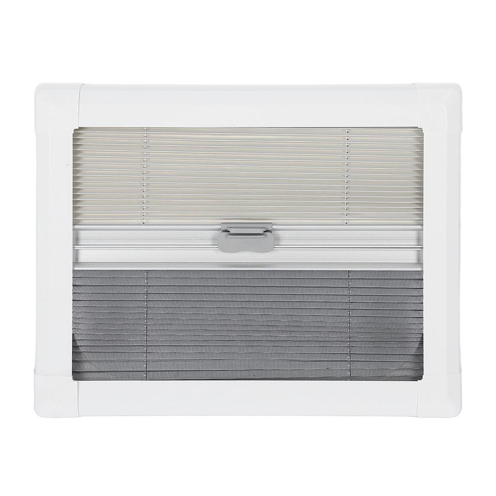RV Exit Window 16 X 12in Acrylic Glass Aluminum Alloy Frame 75 Deg Open Angle Push Out Window for Trailer Caravan