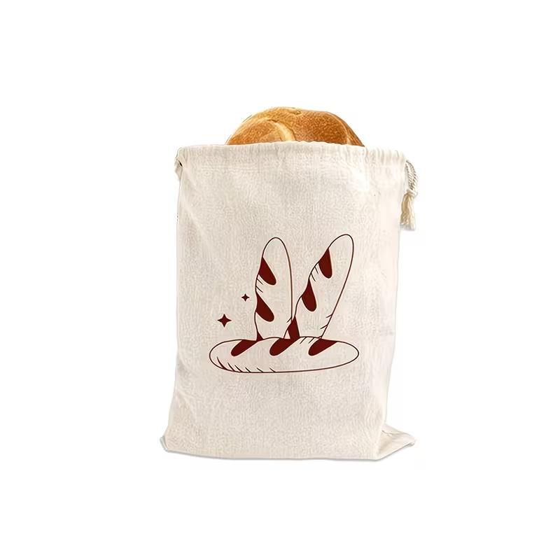 

Reusable Linen Bread Storage Bags Natural Unbleached Cotton Linen Bread Keeper Eco-Friendly Bread Storage Pouch for Bread, Loaf & Sourdough