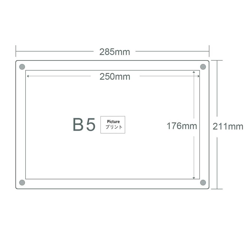 BlueValley B5 Obrázek Akryl Akryl Foto Foto Průhledný Plakát Foto Stolní Displej Rám, Stojan, Rám, Stojan, Oboustranný Rám, Stojanový Typ