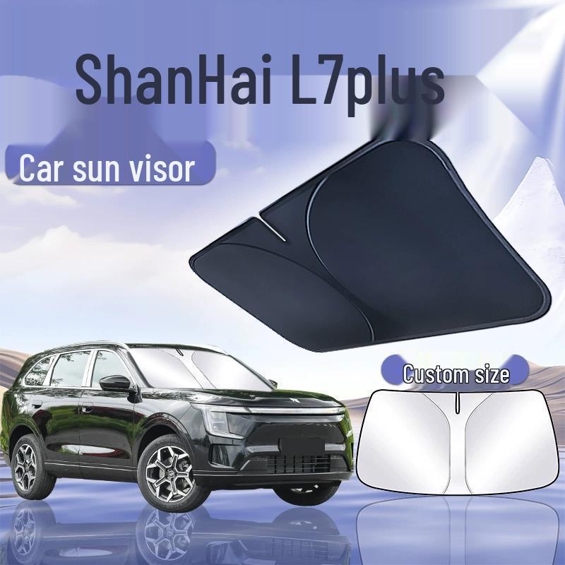 Jetour Shanhai L7plus Windshield Sun Shade: Heat Insulating Umbrella Curtain for Car Sun Protection