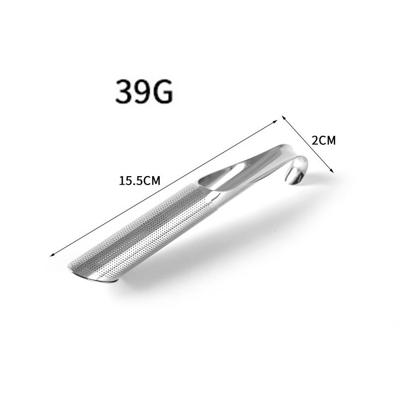 1 buc 304 din oțel inoxidabil ceai pentru bere filtru de ceai telescopic agățat tip țeavă mâner pâlnie de ceai țeavă de ceai stick de ceai filtru de ceai