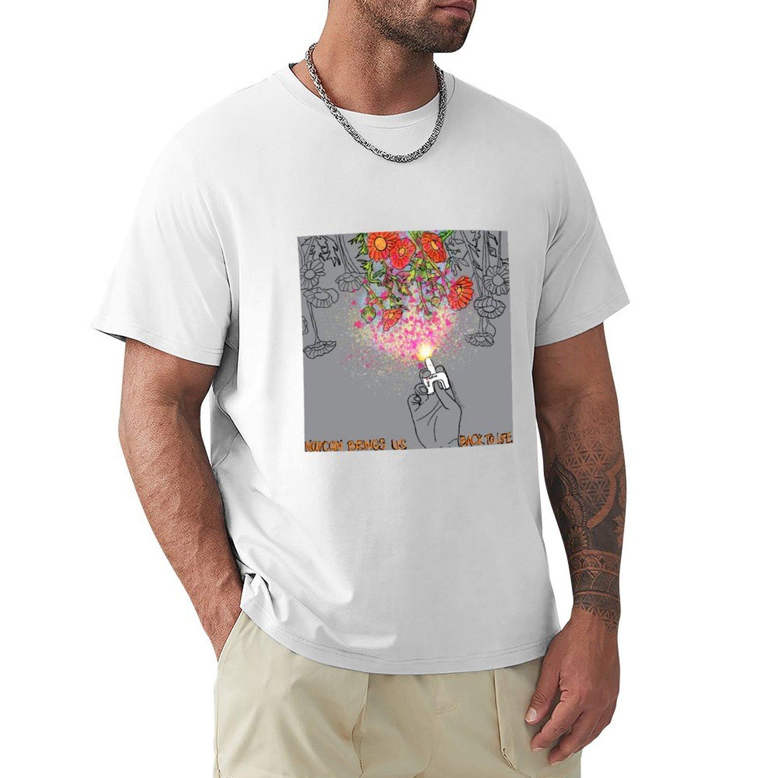 back to life TShirt valentines boutique clothes customs man t shirt clothes men tshirt S