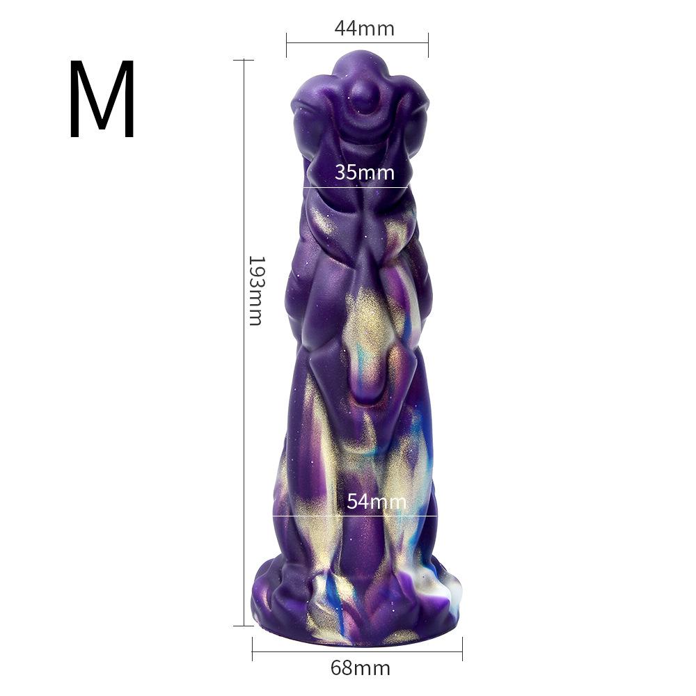 Liquid Silicone Anal Plug  Thick And Large  Shaped Dildo SM Masturbator  Adult Sex Toy