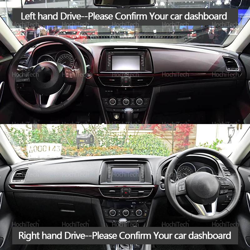 Car Dashboard Cover Protective Pad Dash Board Sunshade Carpet Anti-UV Dashmat for Mazda 6 Mazda6 2014 2015 GJ1 Atenza