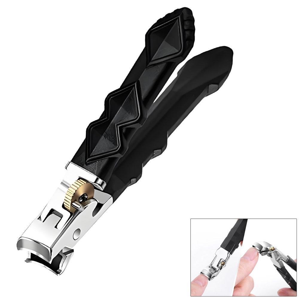 

1Pc Nail Clippers with Safety Lock Large Wide Jaw Opening Toenail Cutter for Elderly Seniors чёрный