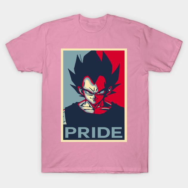 T Shirt Women Vegeta Pride Poster Harajuku Print Kawaii Tshirt Summer Short Sleeve Female T-Shirt Top Tee