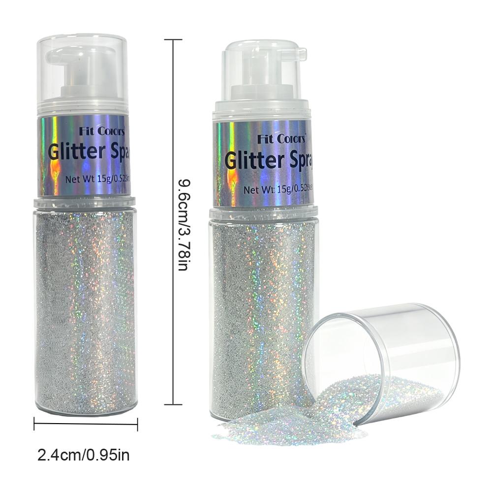 Glitzer Spray Schimmer Highlighter Glow Gesicht Körper Highlight Wasserdicht Langanhaltend Festival Make-up Kosmetik