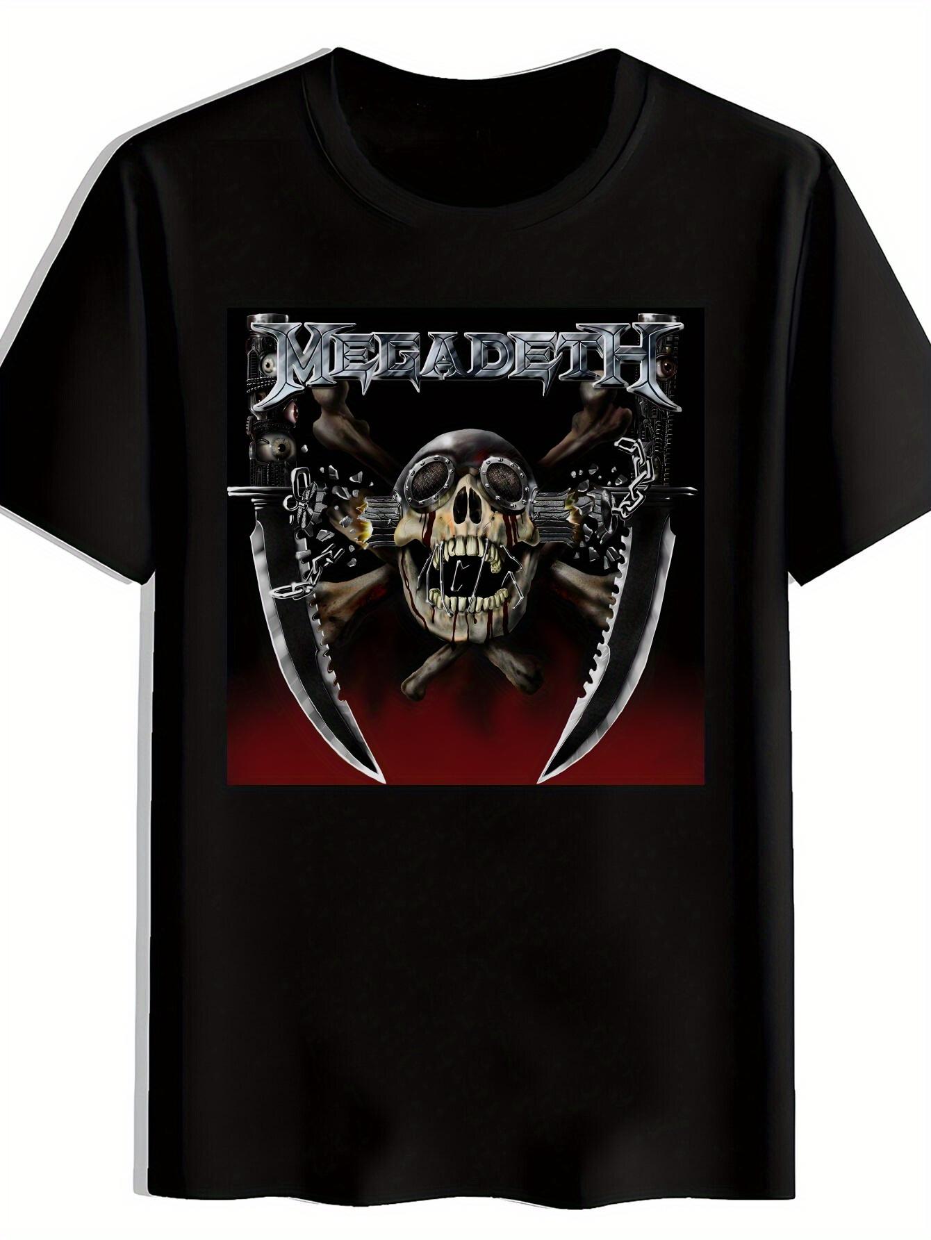 T-shirt MEGADETH Band Graphic Print L
