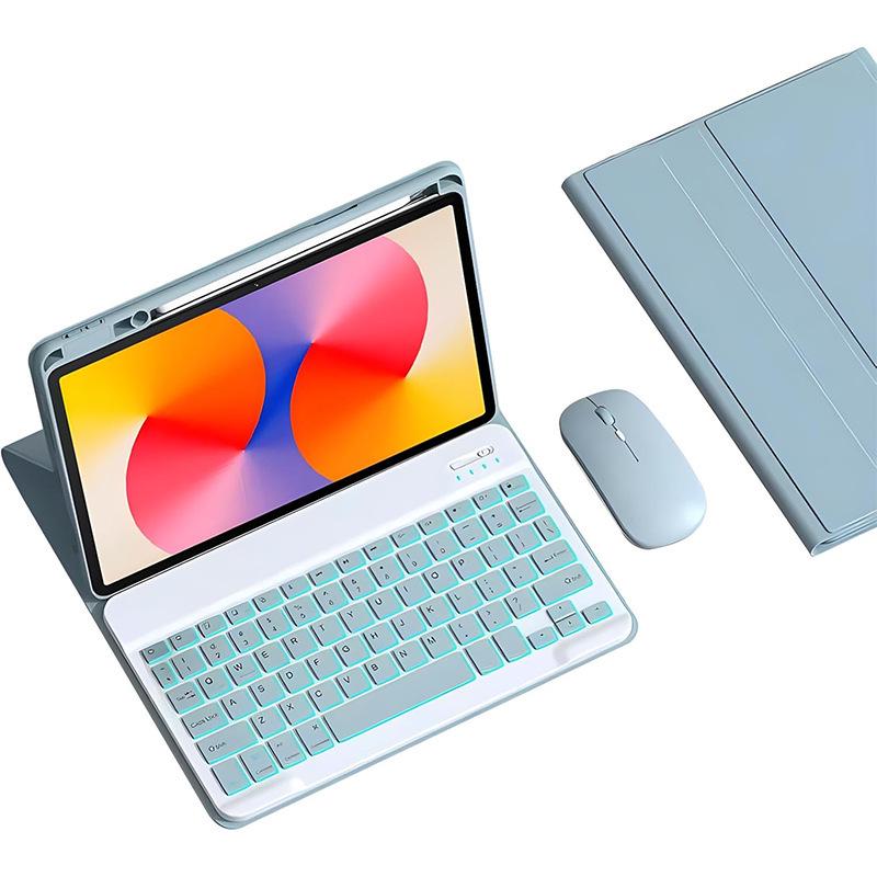 Huawei MatePad SE 11.5S Case: Detachable Backlit Touch Keyboard with Pen Slot