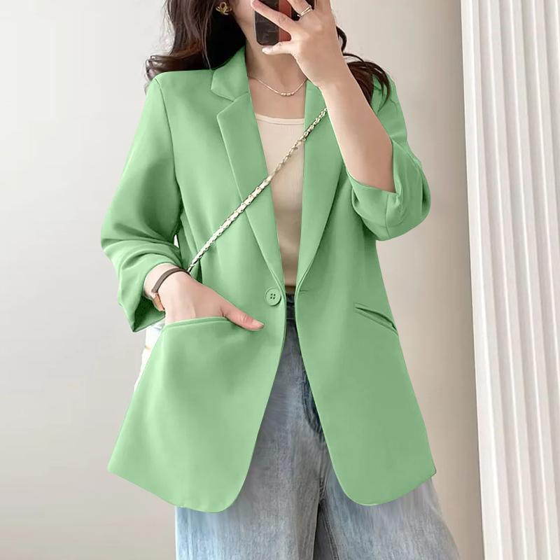 

ZANZEA Женские повседневные кардиганы с лацканами и длинными рукавами 5XL