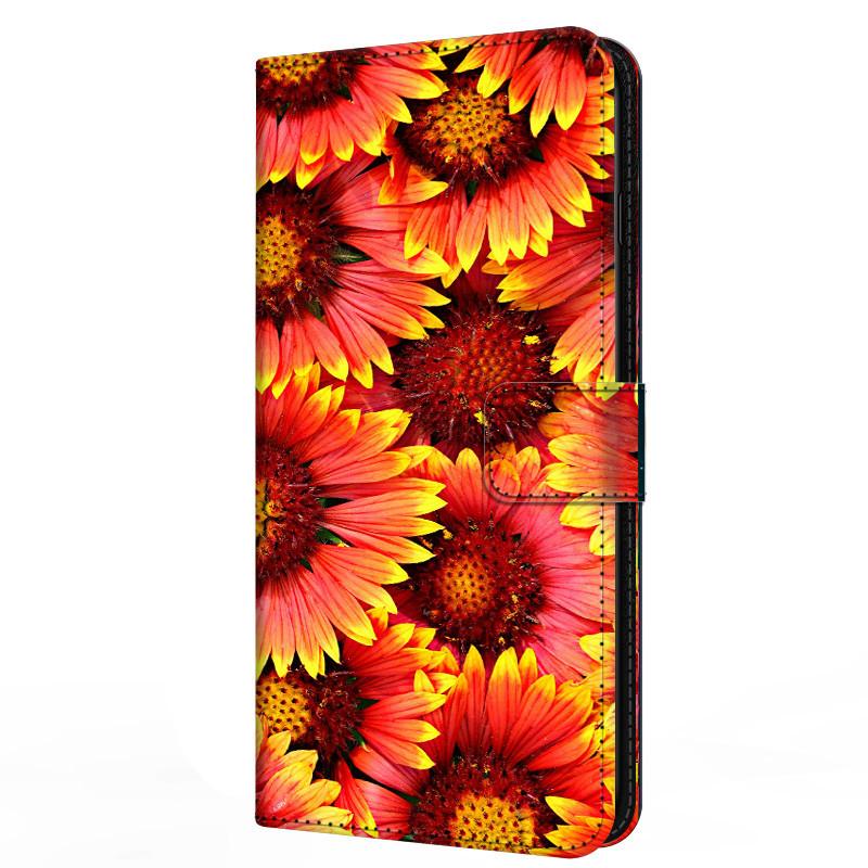 Buch Leder Süße Hülle Für Samsung Galaxy A12 A02 A03s A42 A32 4G A52s 5G Hülle Portemonnaie Blume Bemalt Kühl Ständer Klapp A 03s 12