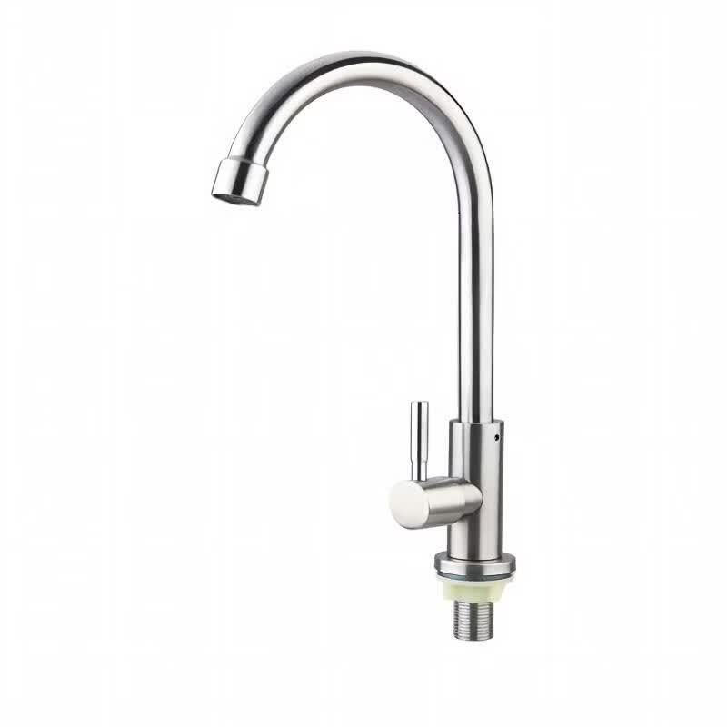 TLXT 304 Stainless Steel Single Cold Kitchen Faucet