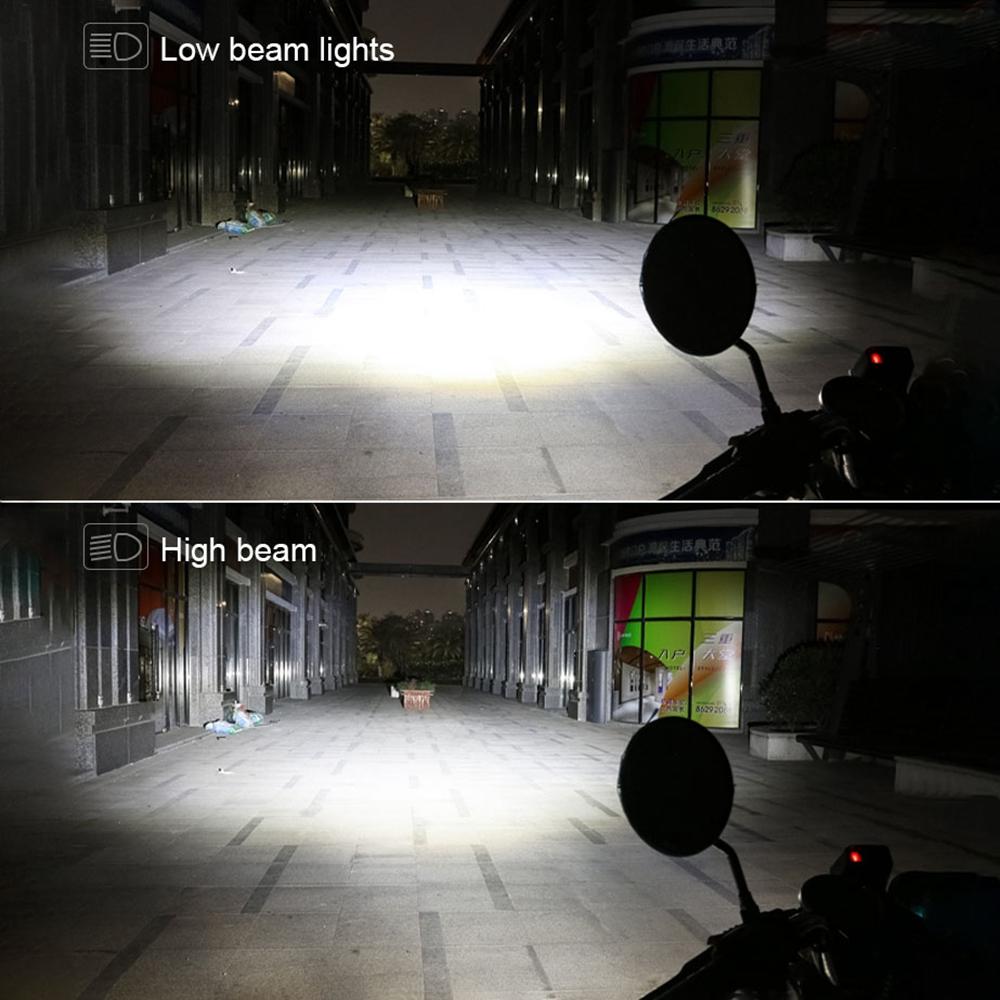 Купить 1 шт., фара для мотоцикла, трехсторонняя линза с двойным когтем ...