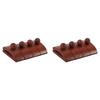 A25F-8 Lot de Cintres pour Couette Pour Décoration Murale - Support en Bois pour Tapisserie, Cintres pour Couette Muraux Pour Affichage, Pinces à Couette